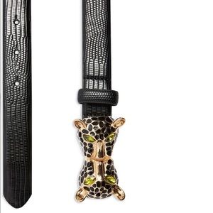 Top Shop - Cheetah faux leather belt